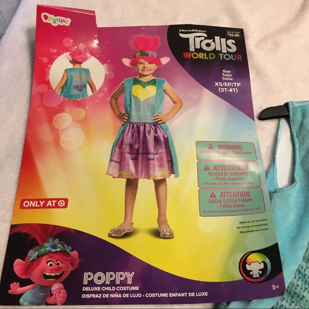 NWT‎ Trolls Poppy Halloween costume